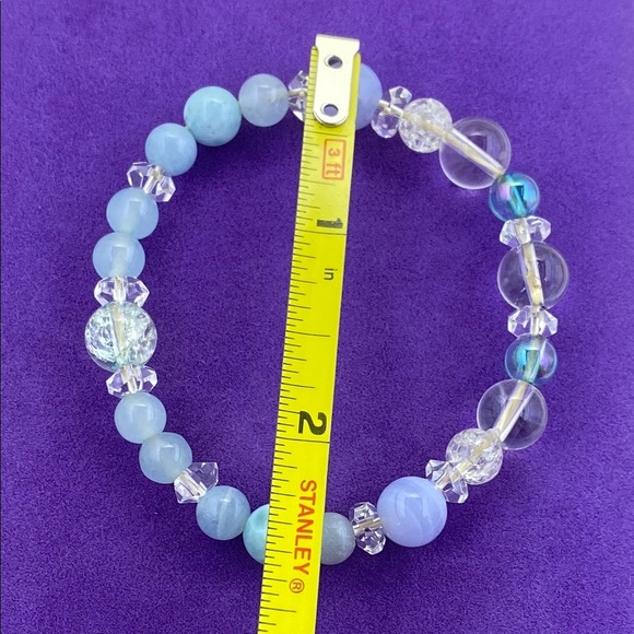 💛 Elegant Blue Healing Stone Bracelet - Picture 4 of 4